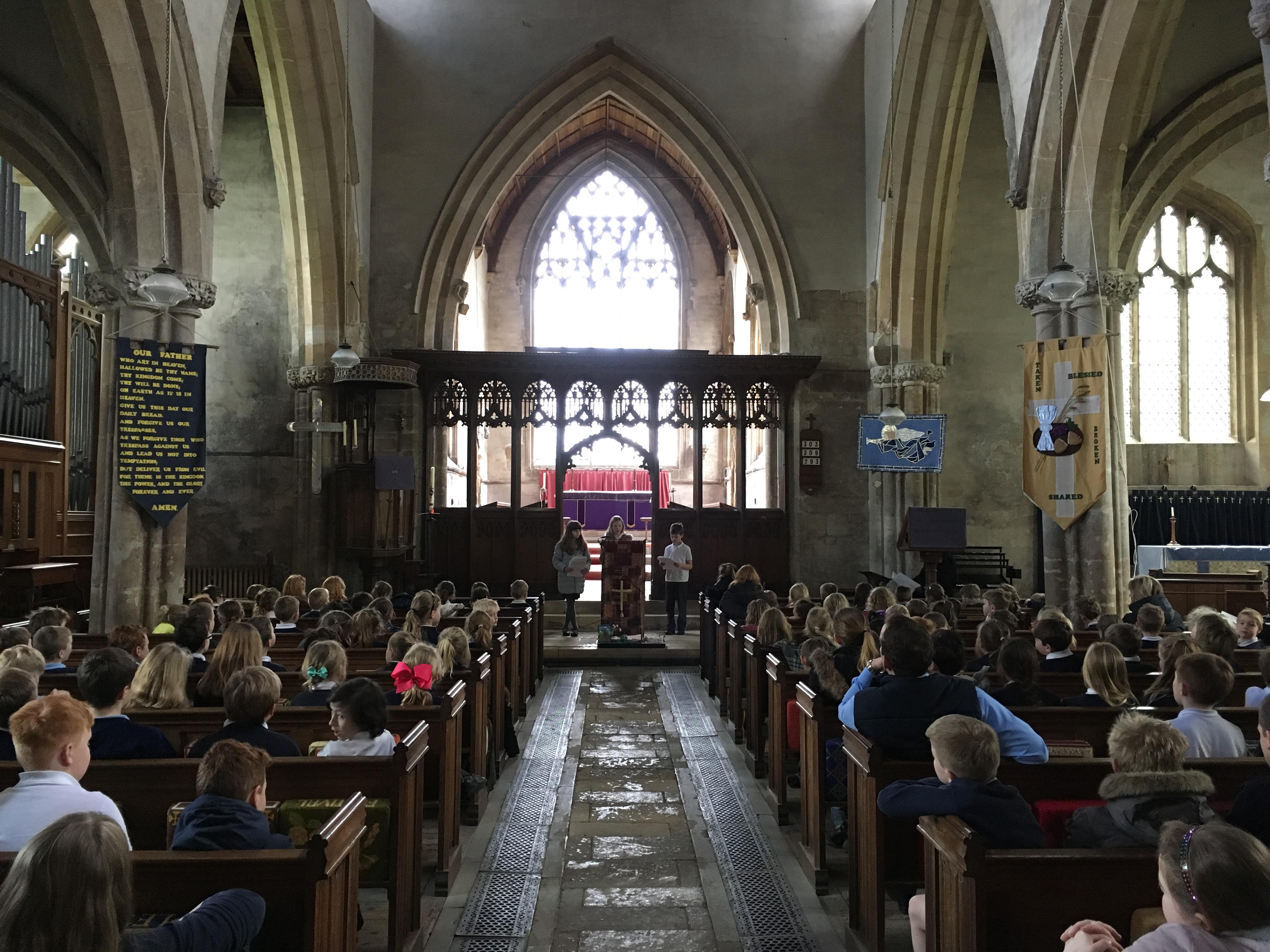 Pupil Parliament leading Easter Service